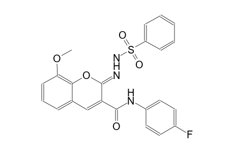 benzenesulfonic acid, 2-[(2Z)-3-[[(4-fluorophenyl)amino]carbonyl]-8-methoxy-2H-1-benzopyran-2-ylidene]hydrazide