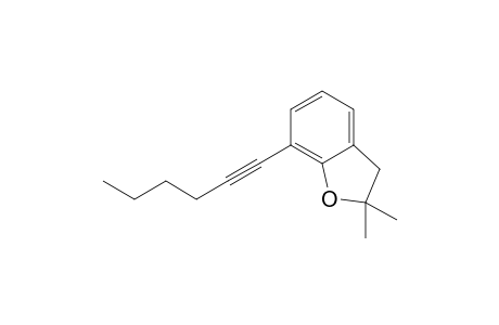 7-Hex-1-ynyl-2,2-dimethyl-3H-1-benzofuran