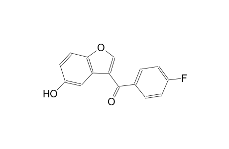 (4-fluorophenyl)(5-hydroxy-1-benzofuran-3-yl)methanone
