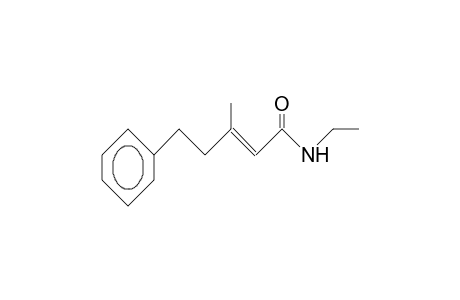 (E)-N-Ethyl-3-methyl-5-phenyl-pent-2-enamide