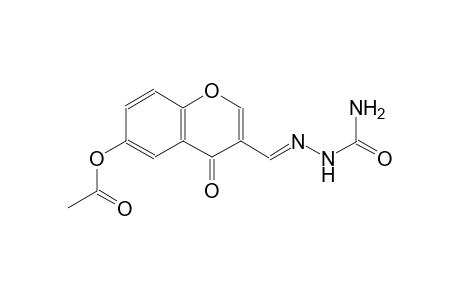 3-{(E)-[(aminocarbonyl)hydrazono]methyl}-4-oxo-4H-chromen-6-yl acetate