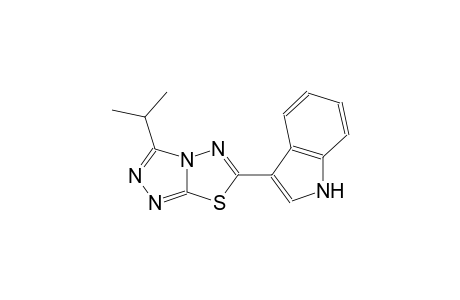 1H-indole, 3-[3-(1-methylethyl)[1,2,4]triazolo[3,4-b][1,3,4]thiadiazol-6-yl]-