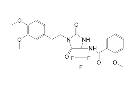 N-[1-[2-(3,4-dimethoxyphenyl)ethyl]-2,5-dioxo-4-(trifluoromethyl)-4-imidazolidinyl]-2-methoxybenzamide