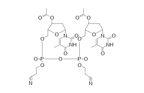 P,P'-DI(CYANOETHYL)-P,P'-BIS(3'-O-ACETYLDEOXYTHYMIDIN-5'-YL)PYROPHOSPHATE