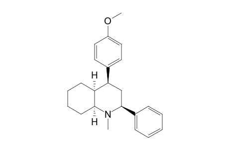 N-METHYL-2-PHENYL-4-(PARA-METHOXYPHENYL)-CIS-DECAHYDROQUINOLINE