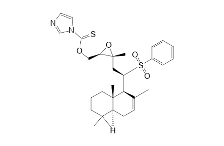 (11R,14R)-11-Benzenesulfonyl-13,14-epoxy-labd-7-en-15-yl imidazol-1-carbothioate