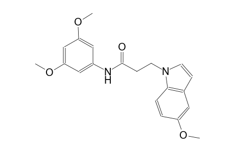 1H-indole-1-propanamide, N-(3,5-dimethoxyphenyl)-5-methoxy-