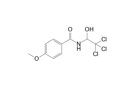 4-Methoxy-N-(2,2,2-trichloro-1-hydroxy-ethyl)benzamide