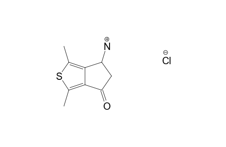 DIMETHYL-6-OXO-5,6-DIHYDRO-4H-CYCLOPENTA-[C]-THIEN-4-AMMONIUM-CHLORIDE