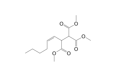 2,3-Bis(methoxycarbonyl)-cis-4-nonenoic acid, methyl ester