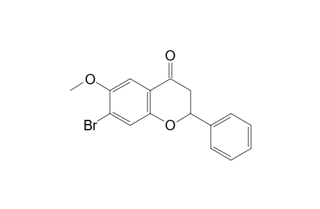 7-bromo-6-methoxyflavanone