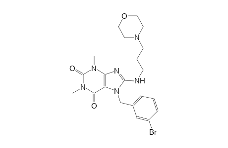 7-(3-bromobenzyl)-1,3-dimethyl-8-{[3-(4-morpholinyl)propyl]amino}-3,7-dihydro-1H-purine-2,6-dione