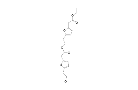 2-(5-ETHOXYCARBONYLMETHYL-FURAN-2-YL)-ETHYL-[5-(2-HYDROXYETHYL)-FURAN-2-YL]-3-ACETATE