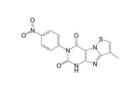 3-(p-nitrophenyl)-8-methyl-6H-thiazolo[3,2-f]xanthine