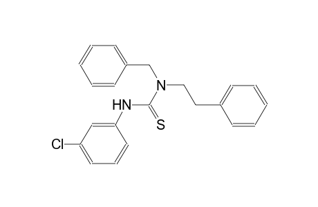 thiourea, N'-(3-chlorophenyl)-N-(2-phenylethyl)-N-(phenylmethyl)-