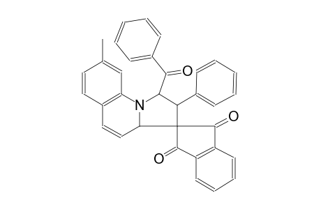 (1'R,2'R)-1'-benzoyl-8'-methyl-2'-phenyl-2',3a'-dihydro-1'H-spiro[indene-2,3'-pyrrolo[1,2-a]quinoline]-1,3-dione