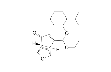 (2R,6S)-5-ethoxy-4-(-)menthyloxymethyl-10-oxatricyclo[5.2.1.0(2,6)]deca-4,8-dien-3-one
