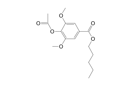 Acetyl syringic acid, N-pentyl ester