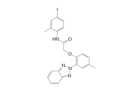 2-[2-(2H-1,2,3-benzotriazol-2-yl)-4-methylphenoxy]-N-(4-iodo-2-methylphenyl)acetamide