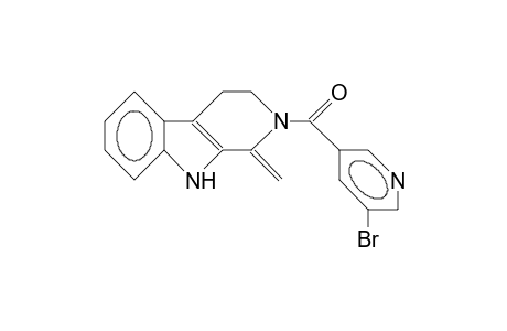 2-(5-Bromo-nicotinoyl)-1,2,3,4-tetrahydro-1-methylidene.beta.-carboline