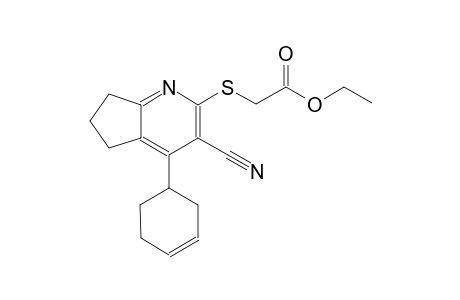 acetic acid, [[3-cyano-4-(3-cyclohexen-1-yl)-6,7-dihydro-5H-cyclopenta[b]pyridin-2-yl]thio]-, ethyl ester