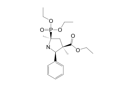 2,4-DIMETHYL-CIS,CIS-2-DIETHYLPHOSPHONO-4-CARBETHOXY-5-PHENYL-PYRROLIDINE