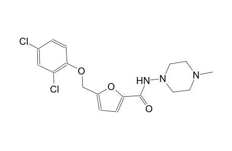 5-[(2,4-dichlorophenoxy)methyl]-N-(4-methyl-1-piperazinyl)-2-furamide