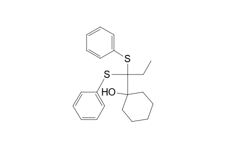 Cyclohexanol, 1-[1,1-bis(phenylthio)propyl]-