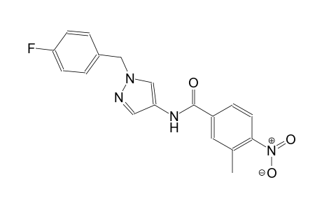 N-[1-(4-fluorobenzyl)-1H-pyrazol-4-yl]-3-methyl-4-nitrobenzamide