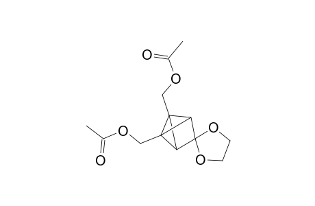 1',5'-Bis(acetoxymethyl)spiro[1,3-dioxolane-2,3'-tricyclo[2.1.0.0(2,5)]pentane]