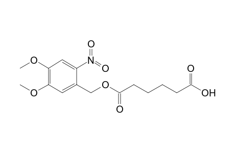 6-(4,5-dimethoxy-2-nitro-benzyl)oxy-6-keto-hexanoic acid