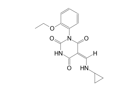 (5E)-5-[(cyclopropylamino)methylene]-1-(2-ethoxyphenyl)-2,4,6(1H,3H,5H)-pyrimidinetrione
