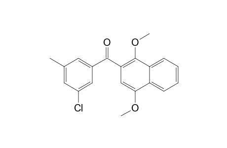2-(5'-Chloro-3'-methylbenzoyl)-1,4-dimethoxynaphthalene