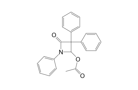 4-Acetoxy-1,3,3-triphenylazetidin-2-one