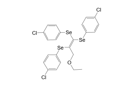 1-[1,1-bis[(4-chlorophenyl)selanyl]-3-ethoxy-prop-1-en-2-yl]selanyl-4-chloranyl-benzene