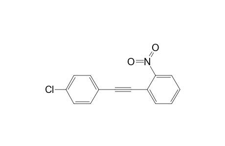 Benzene, 1-[(4-chlorophenyl)ethynyl]-2-nitro-