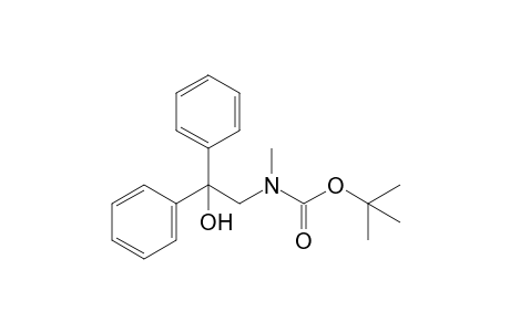 N-(2-hydroxy-2,2-diphenyl-ethyl)-N-methyl-carbamic acid tert-butyl ester