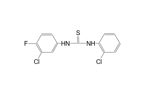 N-(3-chloro-4-fluorophenyl)-N'-(2-chlorophenyl)thiourea