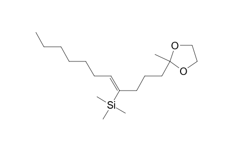 Silane, trimethyl[1-[3-(2-methyl-1,3-dioxolan-2-yl)propyl]-1-octenyl]-, (Z)-