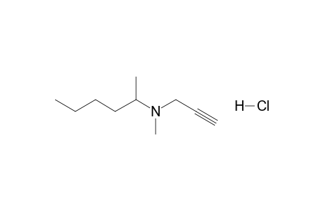 N-Methyl-N-(2-hexyl)propargylamine Hydrochloride