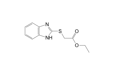 Acetic acid, 2-(1H-1,3-benzimidazol-2-ylthio)-, ethyl ester