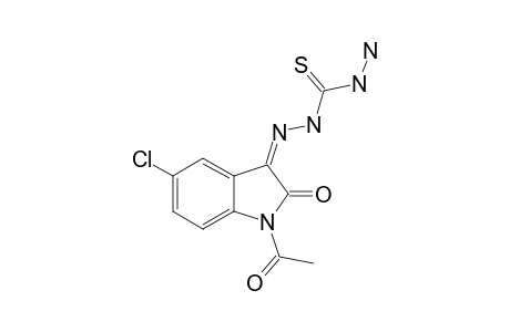 N''-[(3Z)-1-ACETYL-5-CHLORO-2-OXO-1,2-DIHYDRO-3H-INDOL-3-YLIDENE]-THIOCARBONOHYDRAZIDE