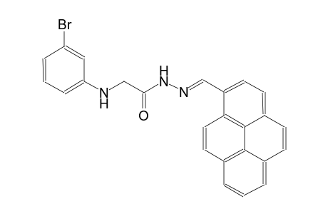 acetic acid, [(3-bromophenyl)amino]-, 2-[(E)-1-pyrenylmethylidene]hydrazide