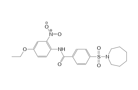 benzamide, N-(4-ethoxy-2-nitrophenyl)-4-[(hexahydro-1H-azepin-1-yl)sulfonyl]-