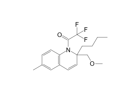 2-Butyl-2-methoxymethyl-6-methyl-1-trifluoroacetyl-1,2-dihydroquinoline