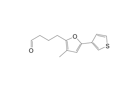 4-(3-Methyl-5-(thiophen-3-yl)furan-2-yl)butanal