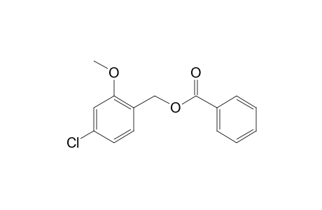 Benzoic acid, (4-chloro-2-methoxyphenyl)methyl ester