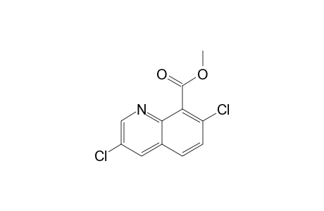 3,7-Dichloro-8-quinolinecarboxylic acid, methyl ester