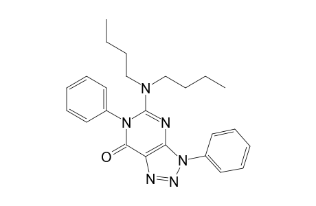 3,6-Dihydro-3,6-diphenyl-5-di(butyl)amino-7H-1,2,3-triazolo[4,5-d]pyrimidin-7-one