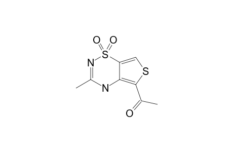 5-ACETYL-3-METHYL-4H-THIENO-[3,4-E]-1,2,4-THIADIAZINE-1,1-DIOXIDE